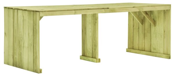 Zahradní stůl 220 x 101,5 x 80 cm impregnované borové dřevo