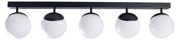 Stropní svítidlo Sfera, 5x bílé skleněné stínítko, b