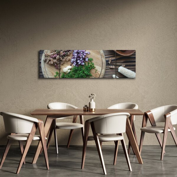 Obraz - Z kuchyňského prkénka (170x50 cm)