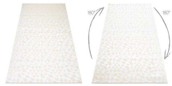 Koberec PEARL 51321A geometrický / strukturální, krémový