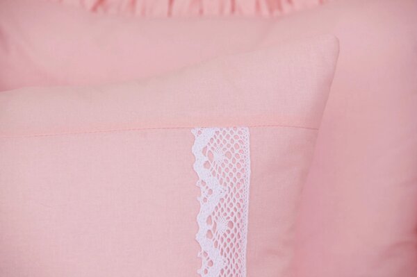 Bavlněné povlečení UNI pink - 1x 140/220 + 1x 70/90