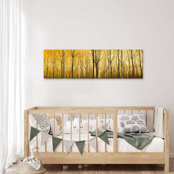 Obraz - Plantáž stromů (170x50 cm)