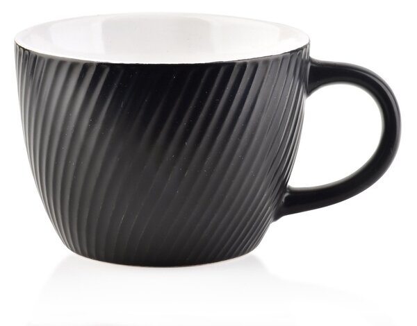 Affekdesign Hrnek SALLY LINES 480 ml černý