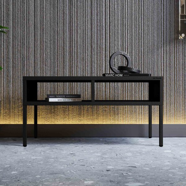 Konferenční stolek MATTEO 900 x 450 x 450 mm, černý