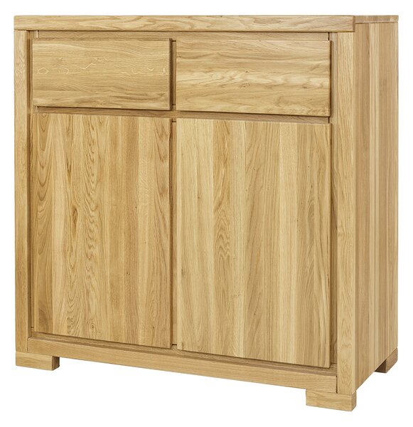 KD354 dřevěná komoda z dubu Drewmax (Kvalitní nábytek z dubového masivu)