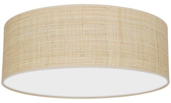 Stropní svítidlo Marshall, 1x ratanové stínítko, (bílé plexisklo), (fi 50cm)