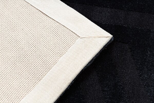 Koberec PEARL 51326E geometrický / strukturální, černý