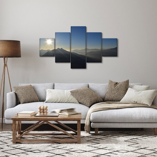 Obraz - Nad vrcholky hor (125x70 cm)