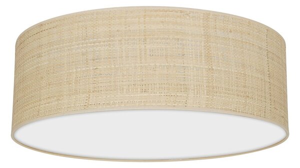 Stropní svítidlo Marshall, 1x ratanové stínítko, (bílé plexisklo), (fi 50cm)