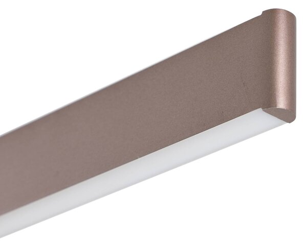 Lucande Smart LED závěsné svítidlo Mylosh, káva, Tuya, stmívatelný, Hnědá / rez, Obývací pokoj / jídelna, Hliník, Moderní