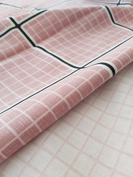 Cottonbox povlečení 100% bavlněné renforcé Rony pink - 140x200 / 70x90 cm