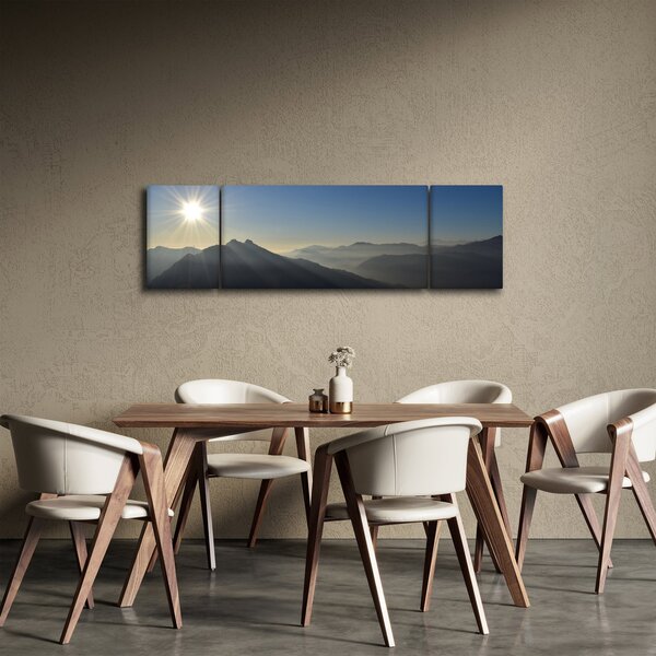 Obraz - Nad vrcholky hor (170x50 cm)