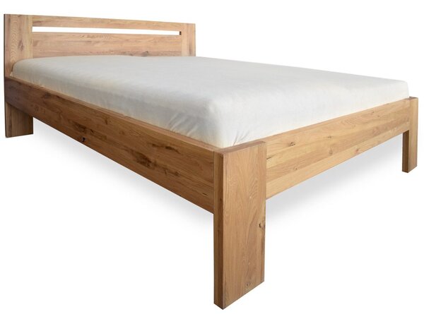 Oak´s Dubová postel Grandioso 4 cm masiv rustik - 160x200 cm