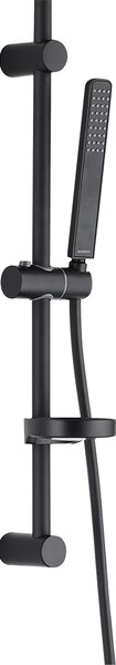 Kuchinox ARES, sprchový sloup s ruční sprchovou soupravou 70cm, černá matná, LAV-NKS_71A1