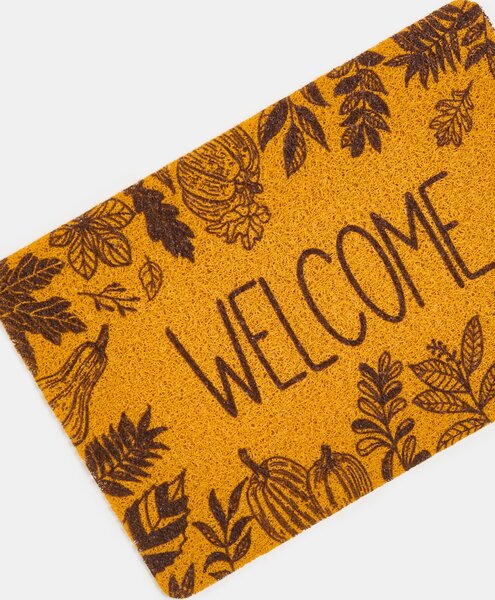 Sinsay - Rohožka s nápisem Welcome - krémová
