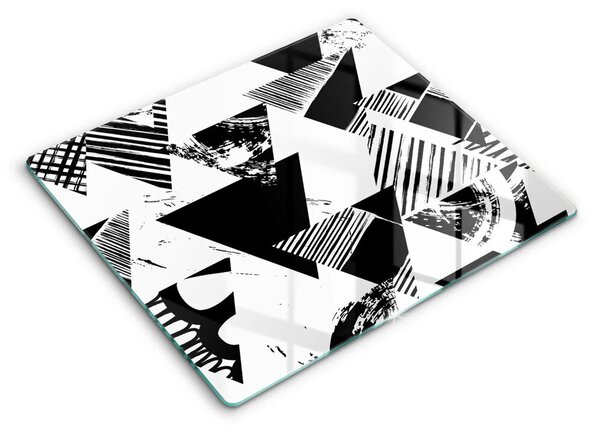 Sklo za varnou desku Geometrické trojúhelníky