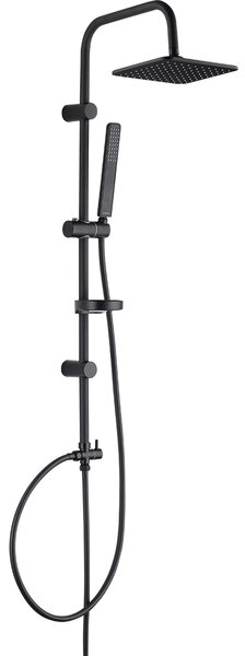 Kuchinox Ares, sprchový sloup s ruční a dešťovou hlavicí, černá matná, LAV-PG3_70KX