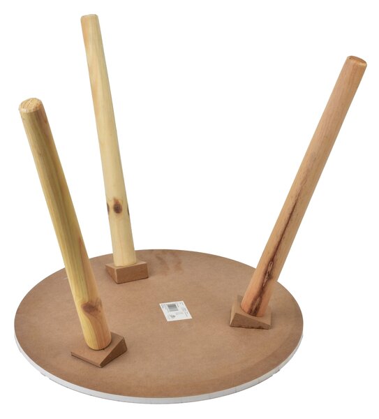 Mondex Odkládací stolek Lammy 40 cm béžový