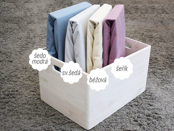 Bierbaum flanelové prostěradlo Silber - sv. šedá - 80-100 x 200 cm