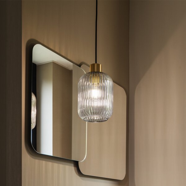 Ideal Lux Závěsné svítidlo MINT-1 SP1, ø 14 cm Barva: Šedá