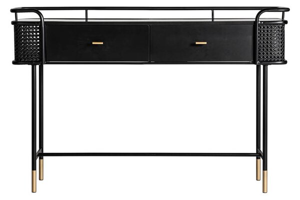 Konzolový stolek suffen 120 x 35 cm černý