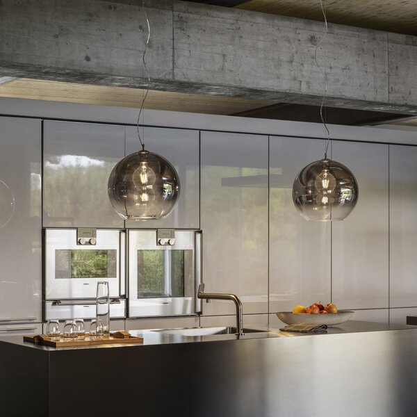 Ideal Lux Závěsné svítidlo NEMO SP1 ø 40 cm Barva: Kouřová