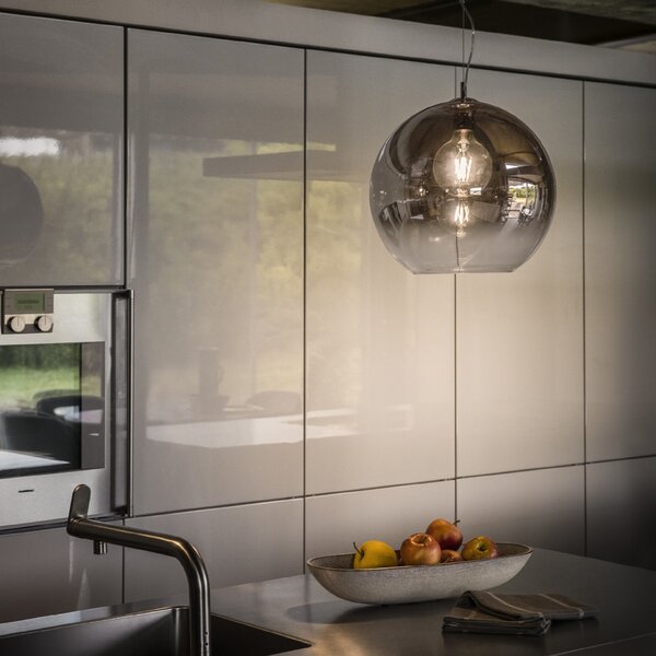 Ideal Lux Závěsné svítidlo NEMO SP1 ø 40 cm Barva: Kouřová