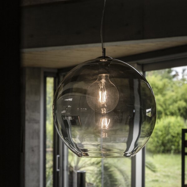 Ideal Lux Závěsné svítidlo NEMO SP1 ø 40 cm Barva: Kouřová