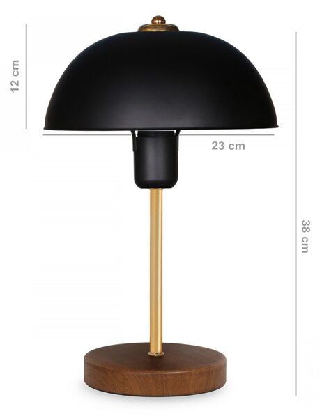 Opviq Stolní lampa Moralia černá