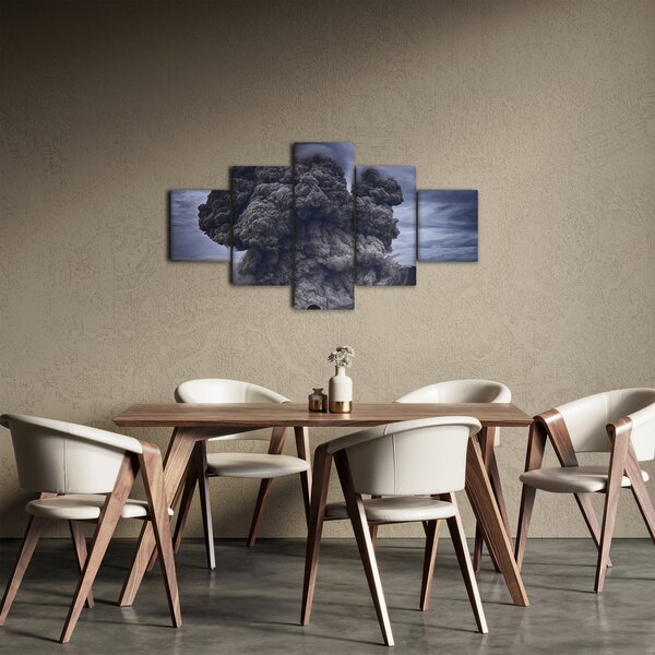 Obraz - Sopečná erupce (125x70 cm)