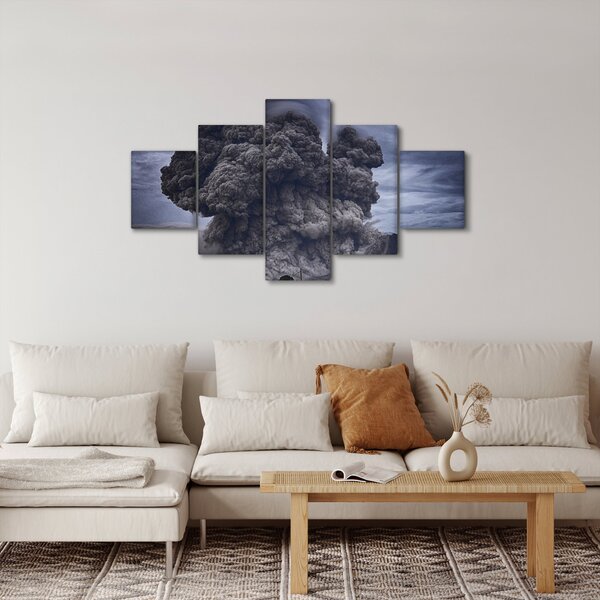 Obraz - Sopečná erupce (125x70 cm)