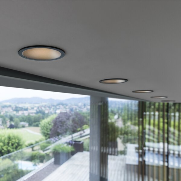 Ideal Lux Stropní vestavné bodové svítidlo LED GAME ROUND Barva: Černá, Teplota světla: 4000K - denní bílá, Barva materiálu: černá