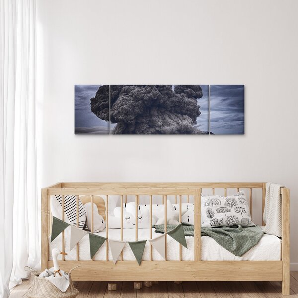 Obraz - Sopečná erupce (170x50 cm)