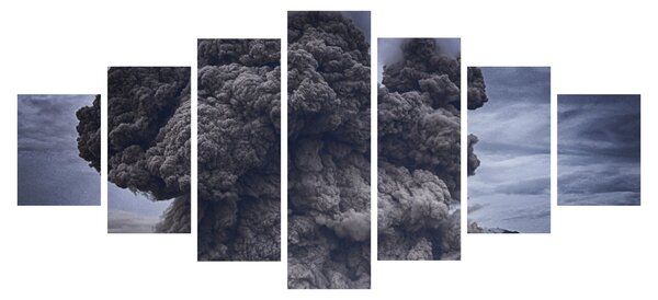 Obraz - Sopečná erupce (210x100 cm)