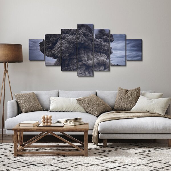 Obraz - Sopečná erupce (210x100 cm)