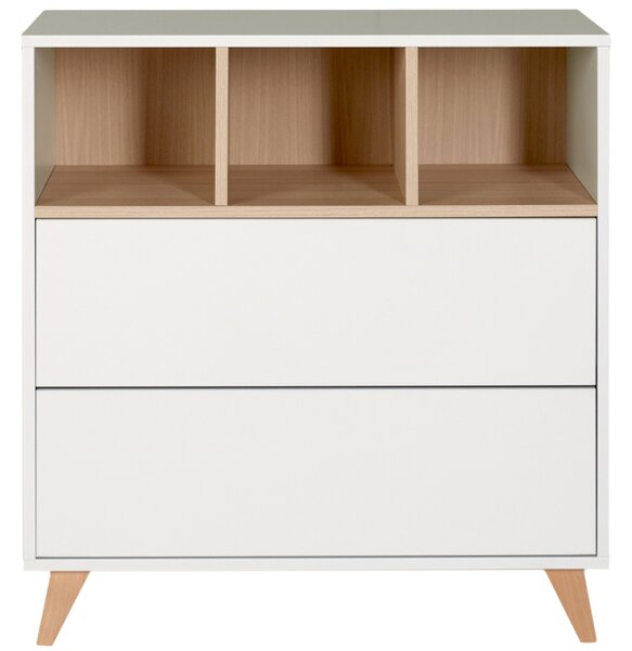 Bílá přebalovací komoda Quax Loft 86 x 48 cm
