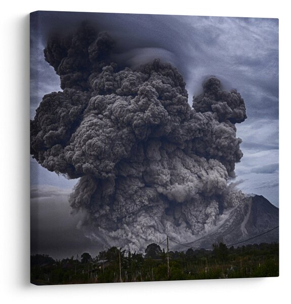 Obraz - Sopečná erupce (30x30 cm)