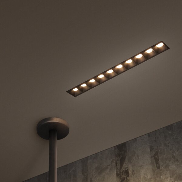 LED Zápustné bodové svítidlo Ideal Lux Lika FI5 Trimless, 12,5W, UGR