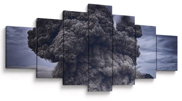 Obraz - Sopečná erupce (210x100 cm)