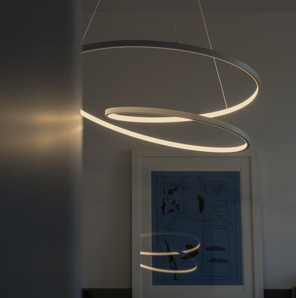 Ideal Lux LED Závěsné svítidlo Oz sp Ø 80 Barva: Černá, Stmívání, řízení: ON/OFF (bez stmívání)