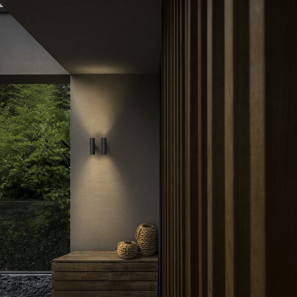 Ideal Lux Venkovní svítidlo Gun AP2 small, IP44 Barva: Hliník