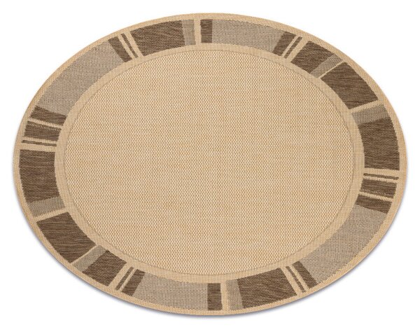 Koberec SIZAL FLOORLUX 20195 mais / coffee kruh