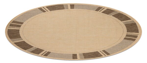 Koberec SIZAL FLOORLUX 20195 mais / coffee kruh