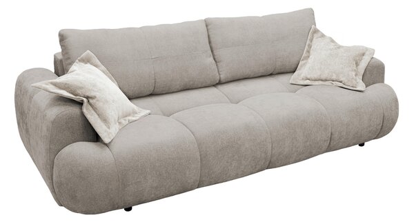 ROZKLÁDACÍ POHOVKA, plast, textil, kompozitní dřevo, béžová Livetastic - Rozkládací pohovky, Online Only