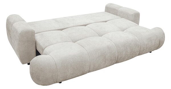 ROZKLÁDACÍ POHOVKA, plast, textil, kompozitní dřevo, šampaňská Livetastic - Rozkládací pohovky, Online Only