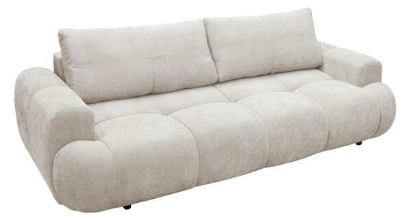 ROZKLÁDACÍ POHOVKA, plast, textil, kompozitní dřevo, šampaňská Livetastic - Rozkládací pohovky, Online Only