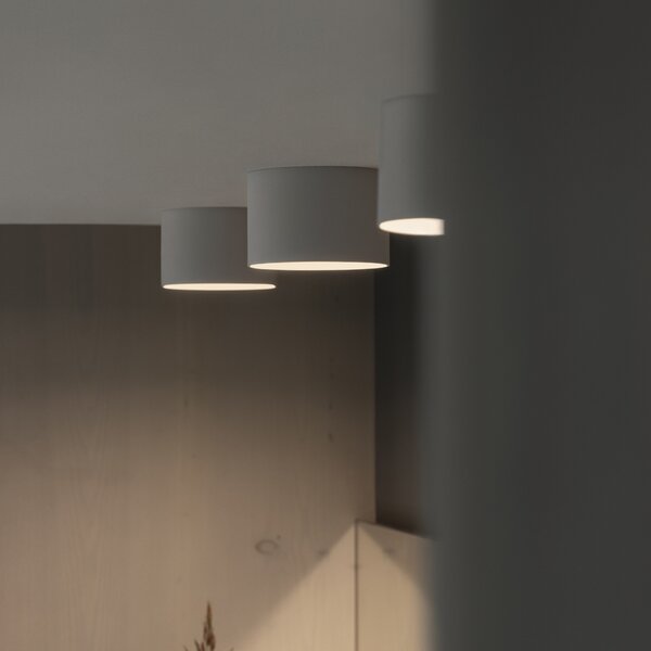 Ideal Lux Stropní přisazené svítidlo SPIKE PL1, Ø 100 mm Barva: Černá