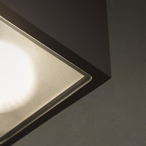 Ideal Lux Stropní přisazené svítidlo TECHO PL1 SMALL, IP54 Barva: Černá