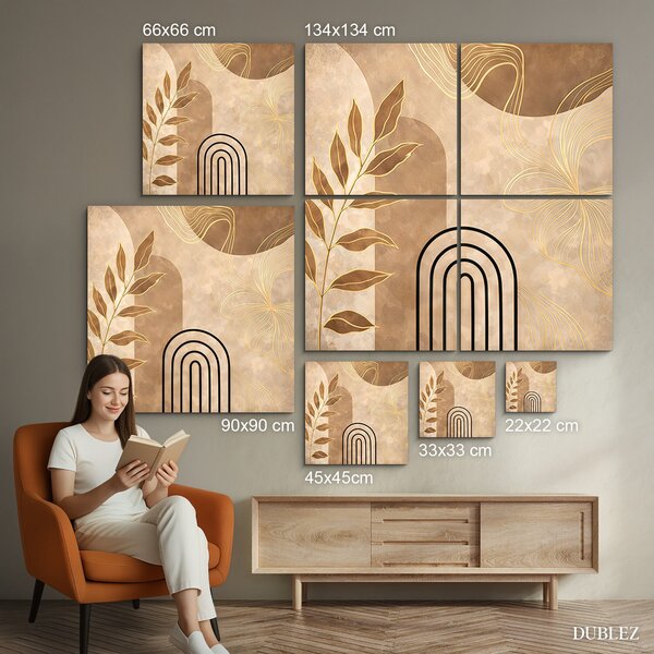 DUBLEZ | Stylový boho obraz - Artist | UV tisk, Premium