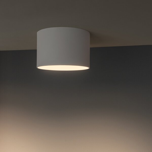 Ideal Lux Stropní přisazené svítidlo SPIKE PL1, Ø 100 mm Barva: Černá